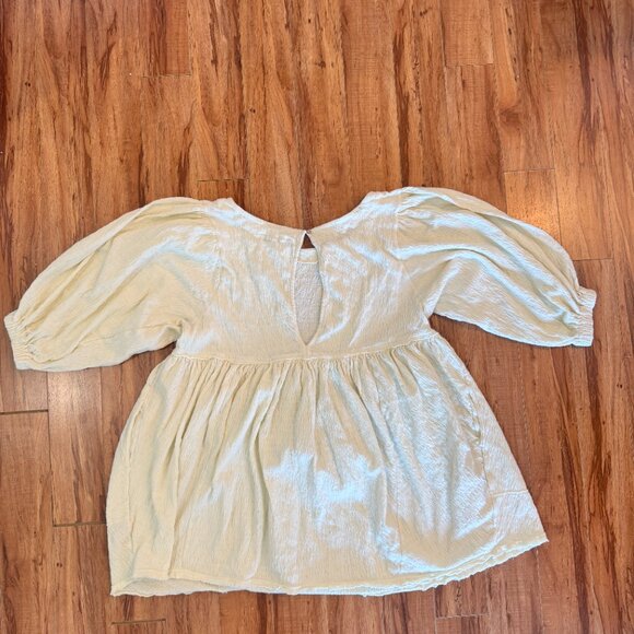 Free People Beach Get Obsessed Baby Doll Dress Off White Cream XL - Picture 4 of 7